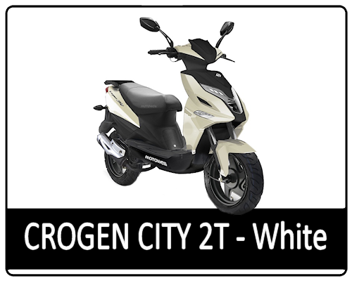 Motowell Crogen City 2T White