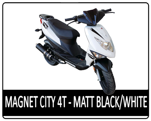 Motowell Magnet City 4T matt fekete