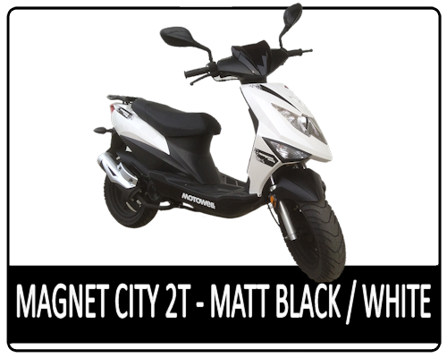 Motowell Magnet City 2T Matt Black