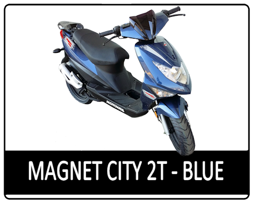 Motowell Magnet City 2T Metal Blue