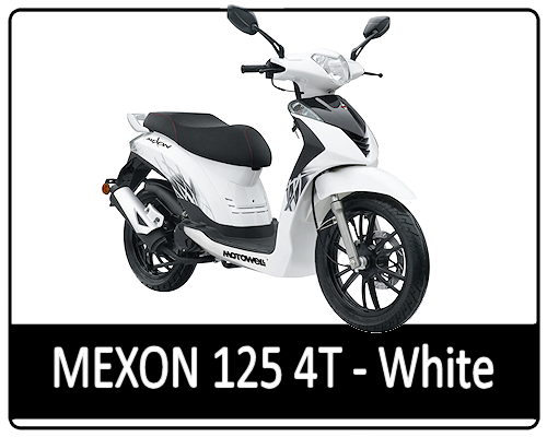 Motowell Mexon 125 4T White