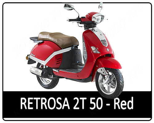 Motowell Retrsa 50 2T Red