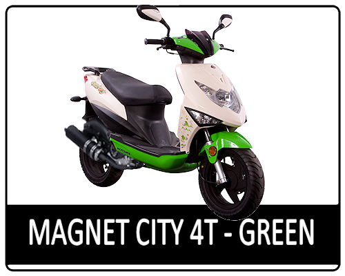 Motowell Magnet City 4T zöld
