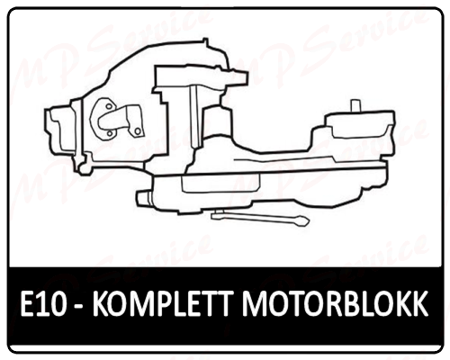 Motowell Gamini Komplett motorblokk