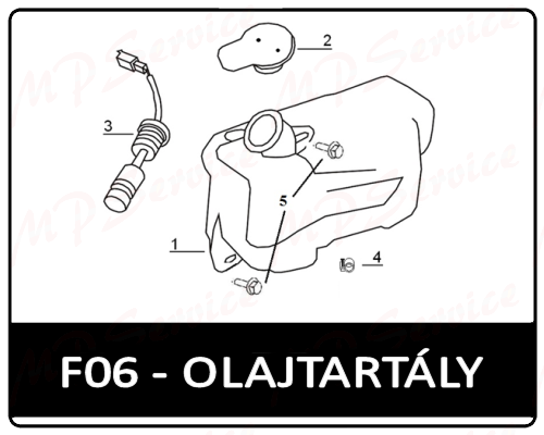 Motowell Crogen RS olajtartály