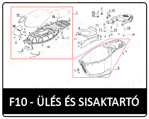 Motowell Crogen Sport ülés