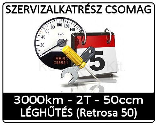 Kötelező szerviz csomag (2T 50ccm 3000km Retrosa 50)