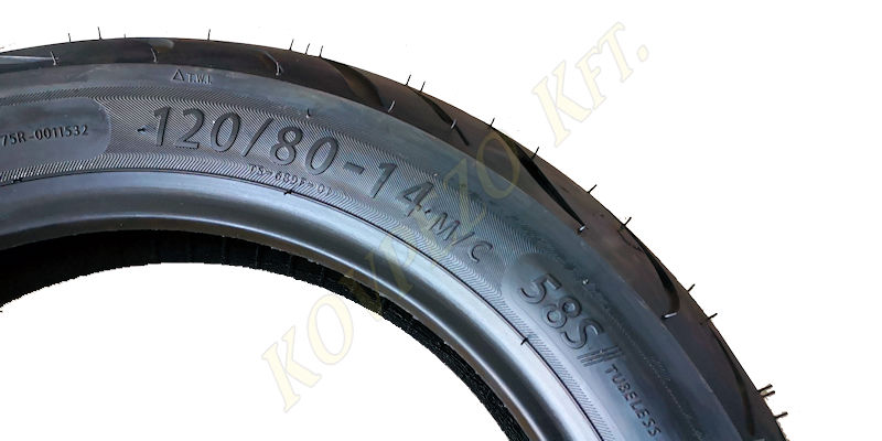 10. MOTOR GUMIABRONCS 120/80-14 TIMSUN